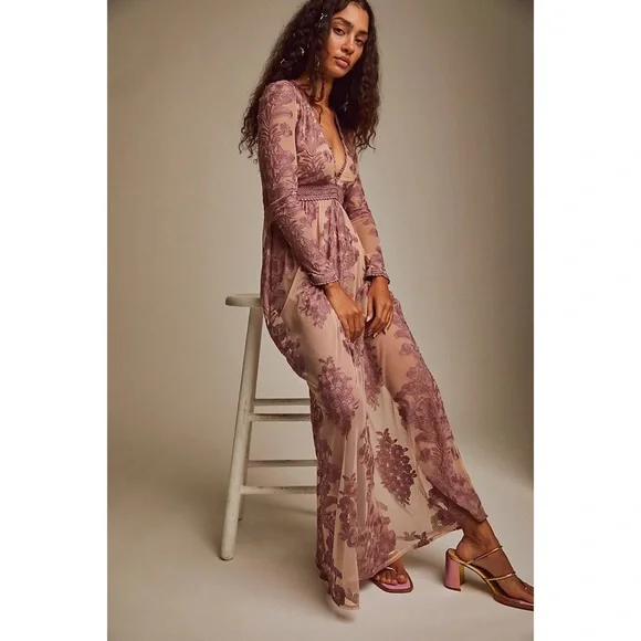 Free People For Love & Lemons Temecula Maxi Dress - Picture 2 of 10